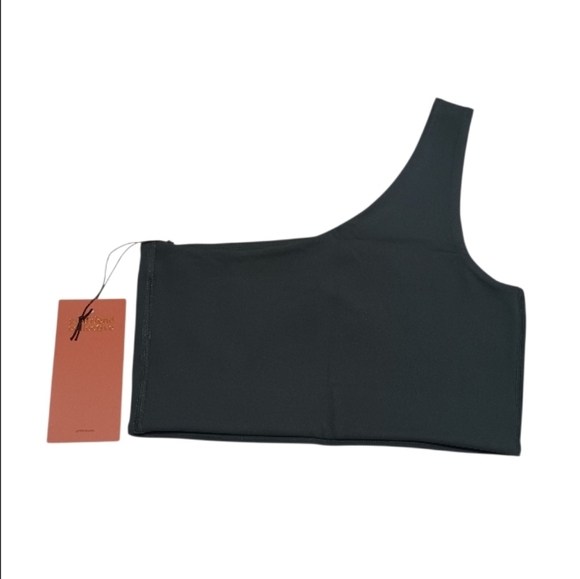 Girlfriend Collective Bianca One Shoulder Bra - Picture 2 of 5